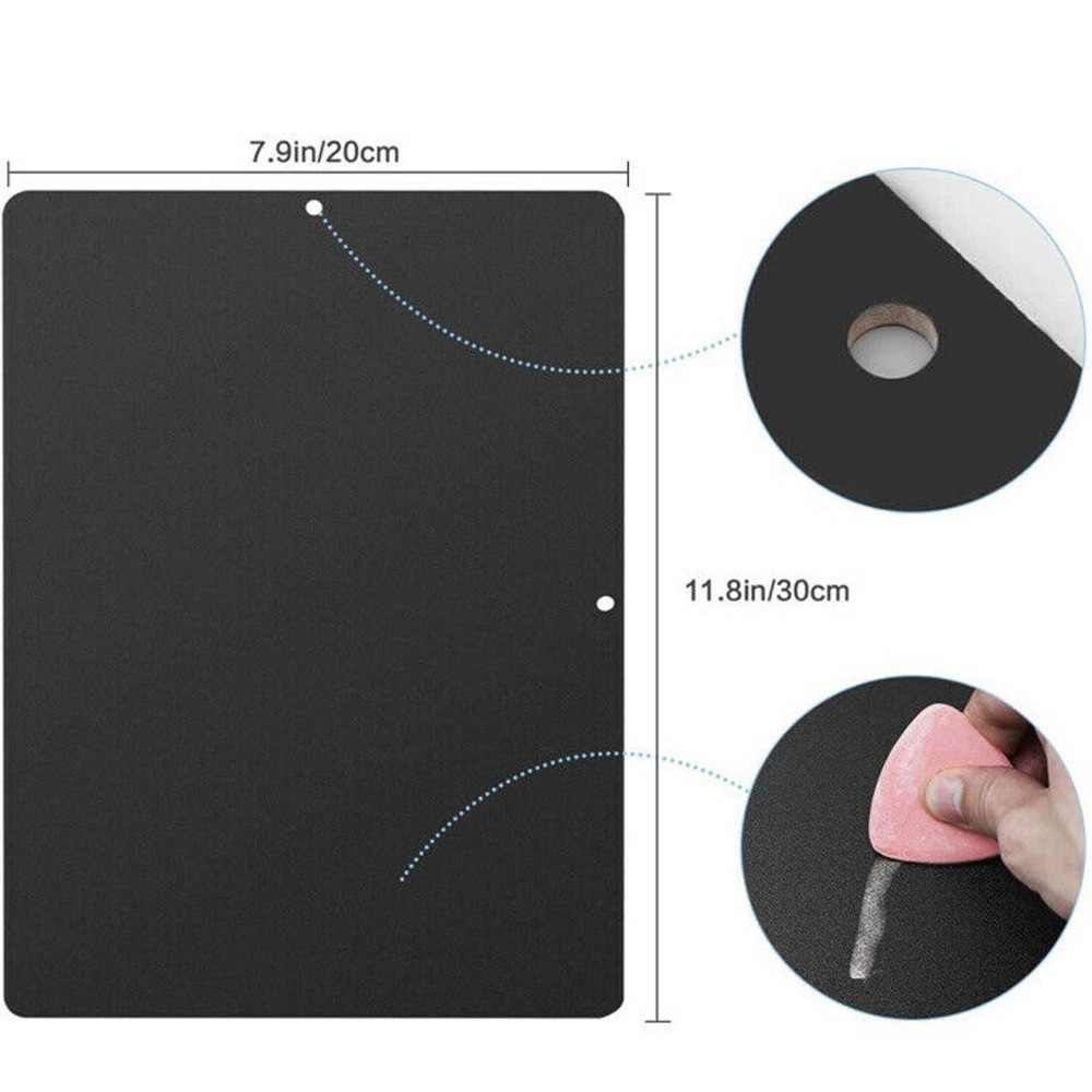 12×8'' Double-Sided Chalkboard for Kids, DIY First Day of School Chalkboard - Picture 7 of 7